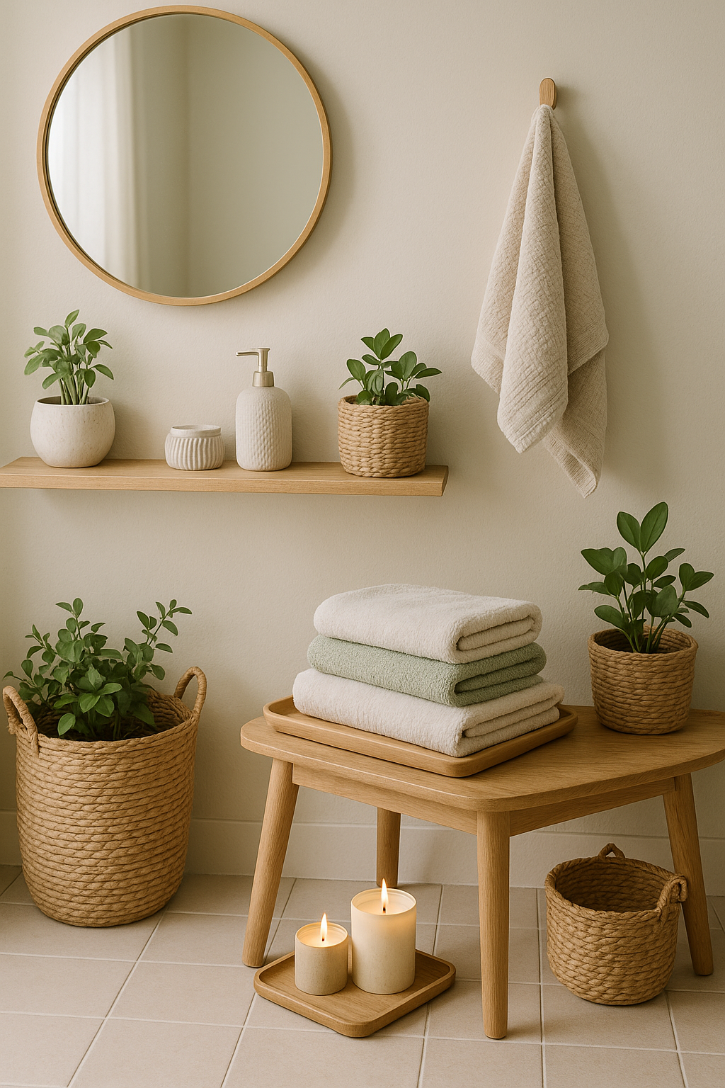 Bad dekorieren: Wohlfühlbad in 5 Schritten – Deko, Ordnung & Entspannung