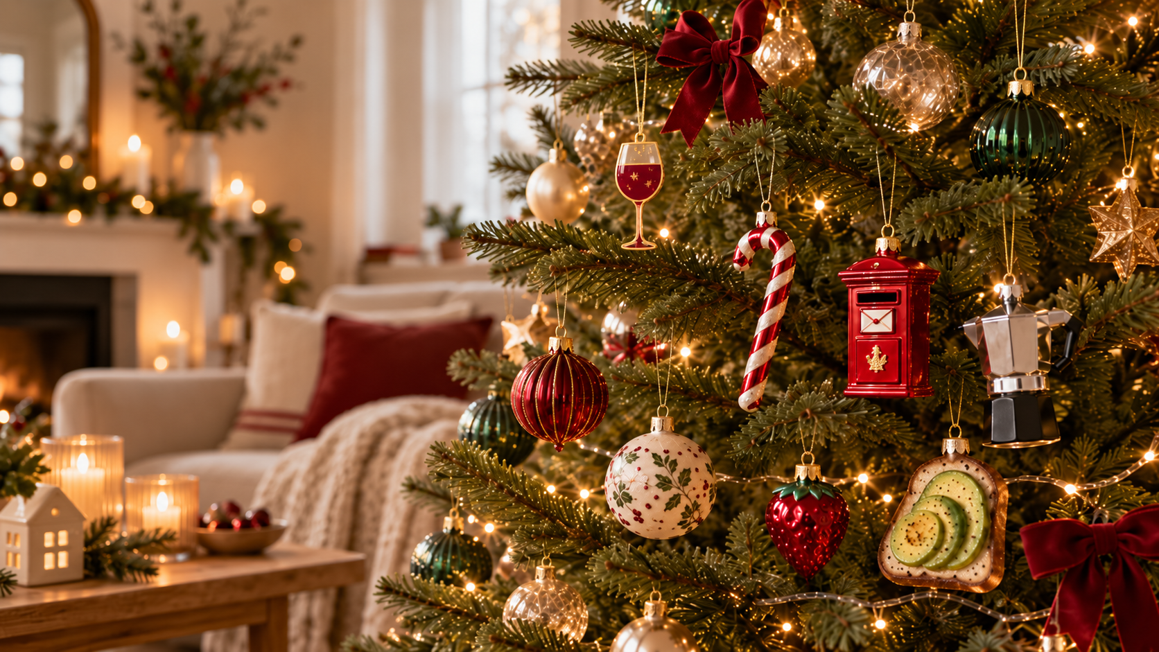 Baumschmuck Trends 2026: nostalgisch, ausgefallen und zum Verlieben – Bertine