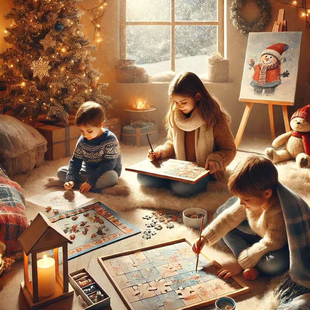 Kreative Beschäftigungsideen für die Winterferien: Indoor-Aktivitäten für Kinder
