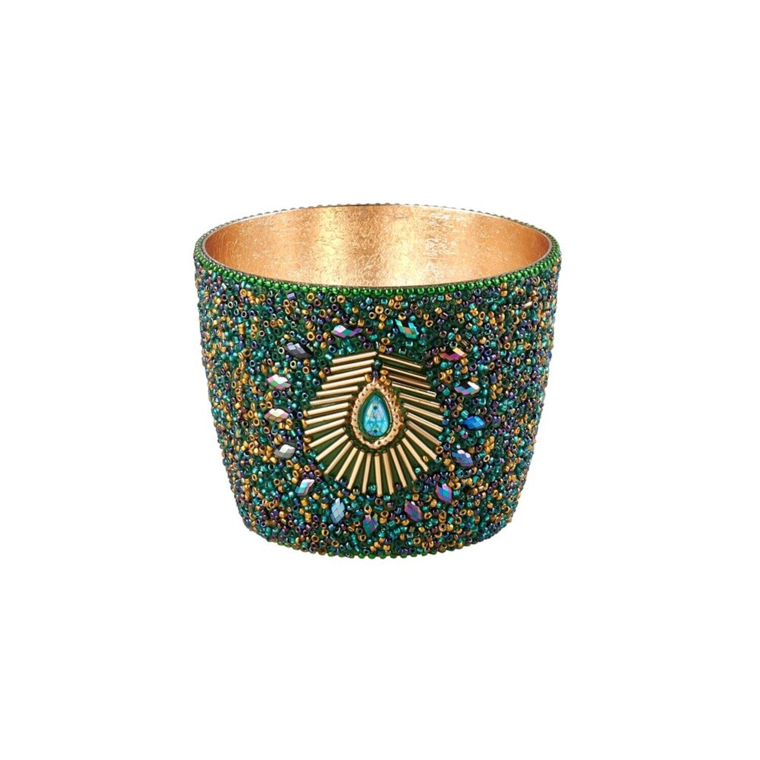 Windlicht "Madras" M (Grün)