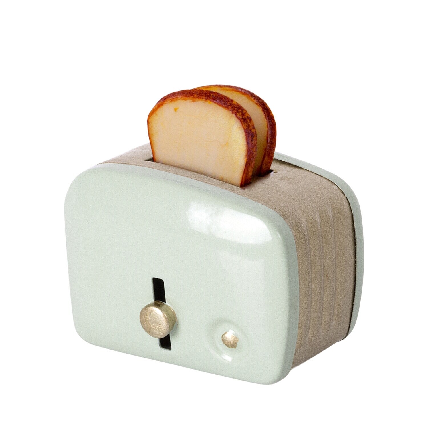Spielzeug-Toaster mit Brot (Mint) Maileg