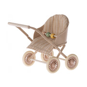 Kinderwagen für Babymäuse - 8,5x11x9,5 cm (Rose) Maileg