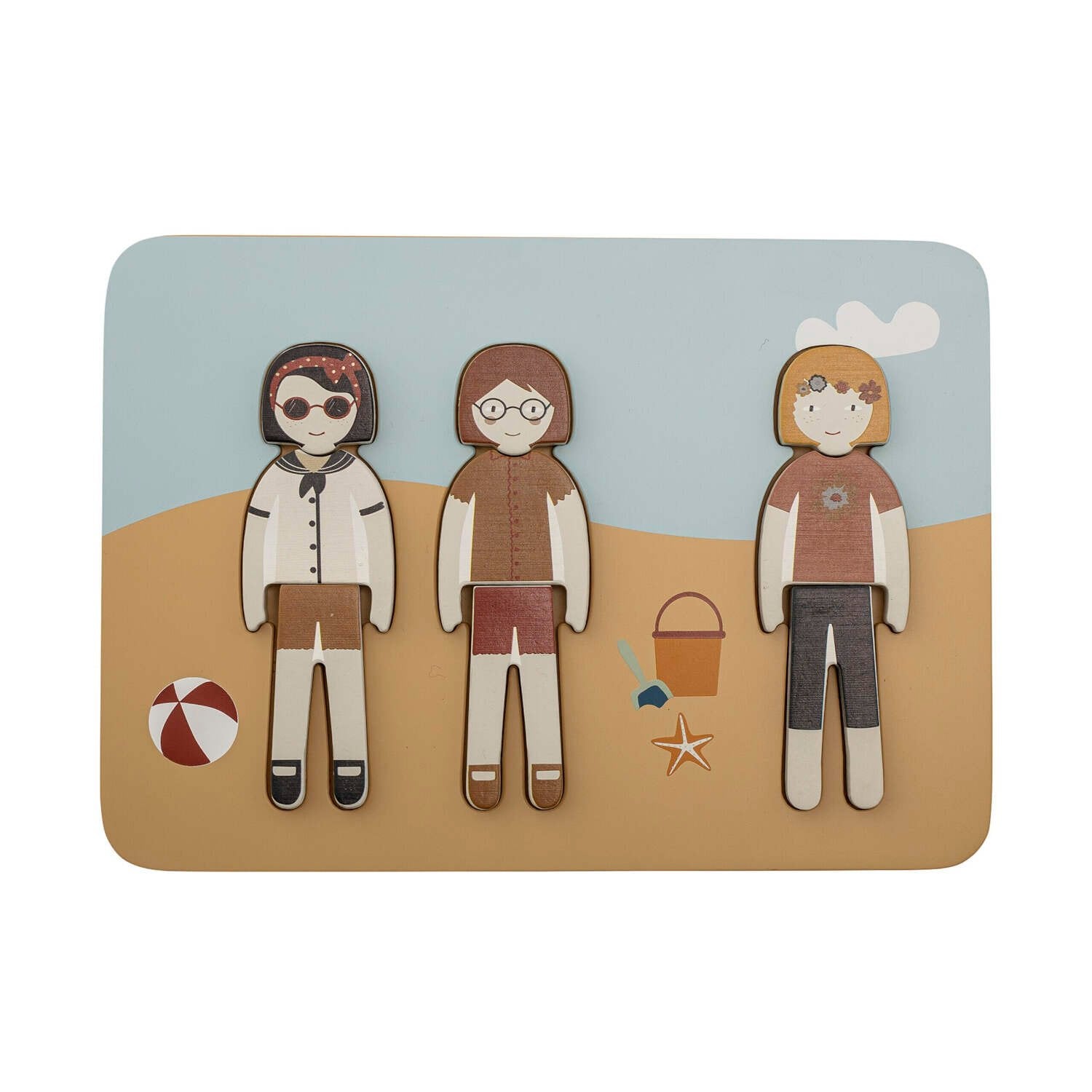 Holz-Puzzle "Gabi" - 28x20x2 cm (Gelb)