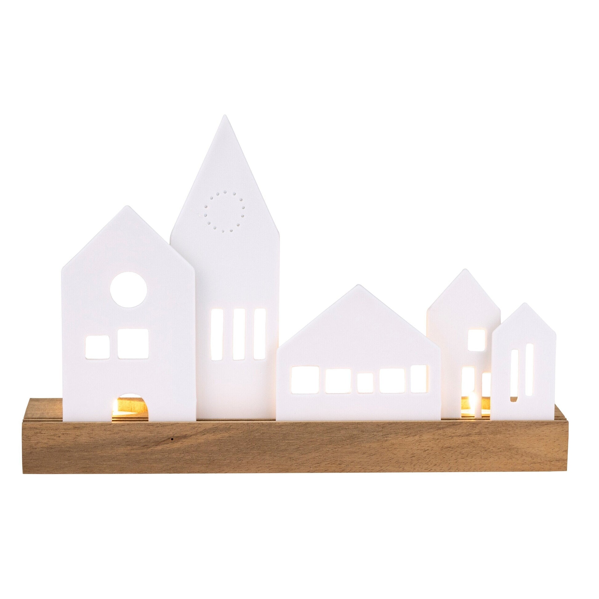 Lichtobjekt "LIVING Stadt" (Weiß) räder Design