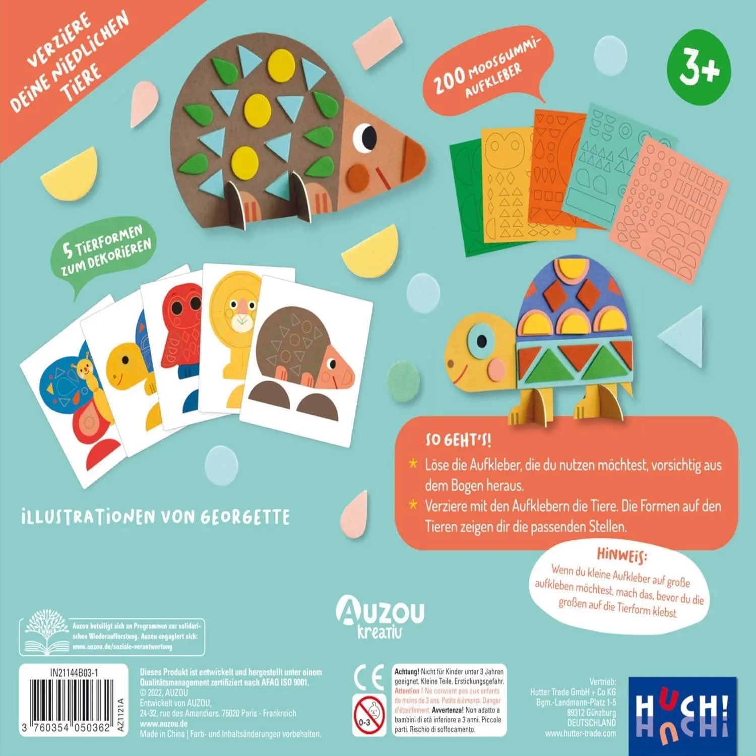 Meine ersten Aufkleber - Zauberhafte Tiere