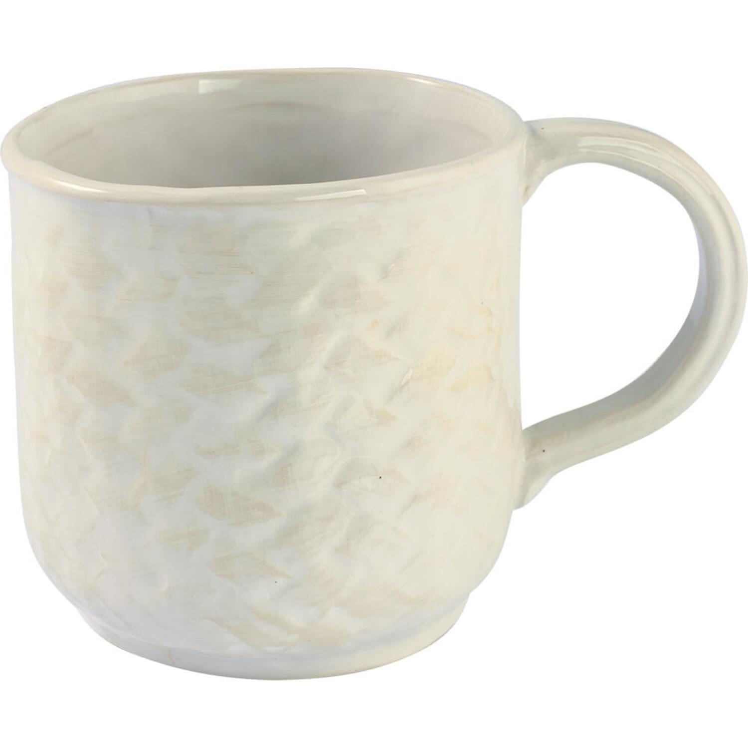 Tasse "Woven" - 9x9,5 cm (Off White) GreenGate