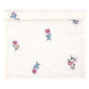 Bestickter Tischläufer "Portia" - 45x140 cm (Weiß) GreenGate