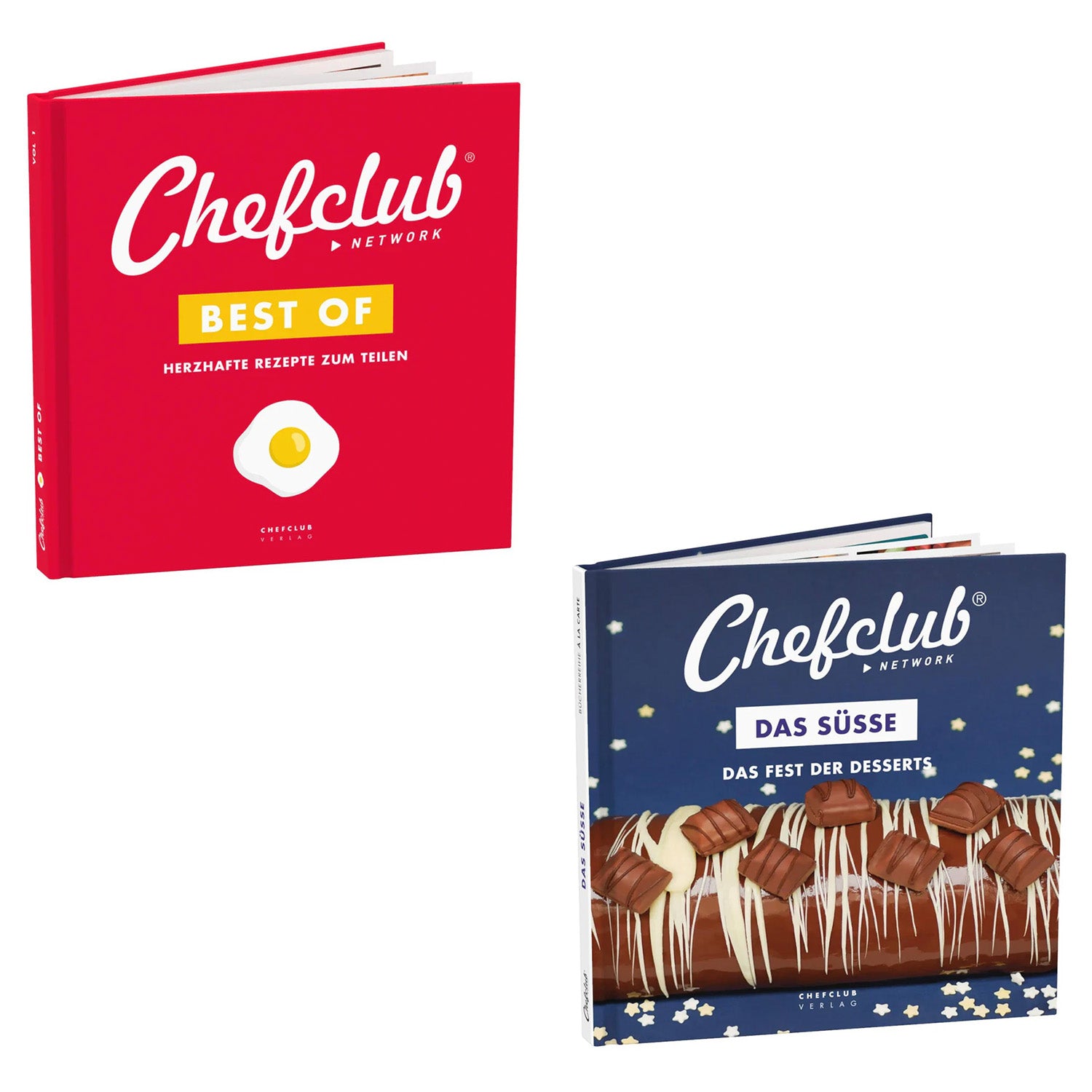Kochbuch Vorteilsset aus "Chefclub Das Best Of, Vol.1 + Chefclub Das Süße" (Bunt)