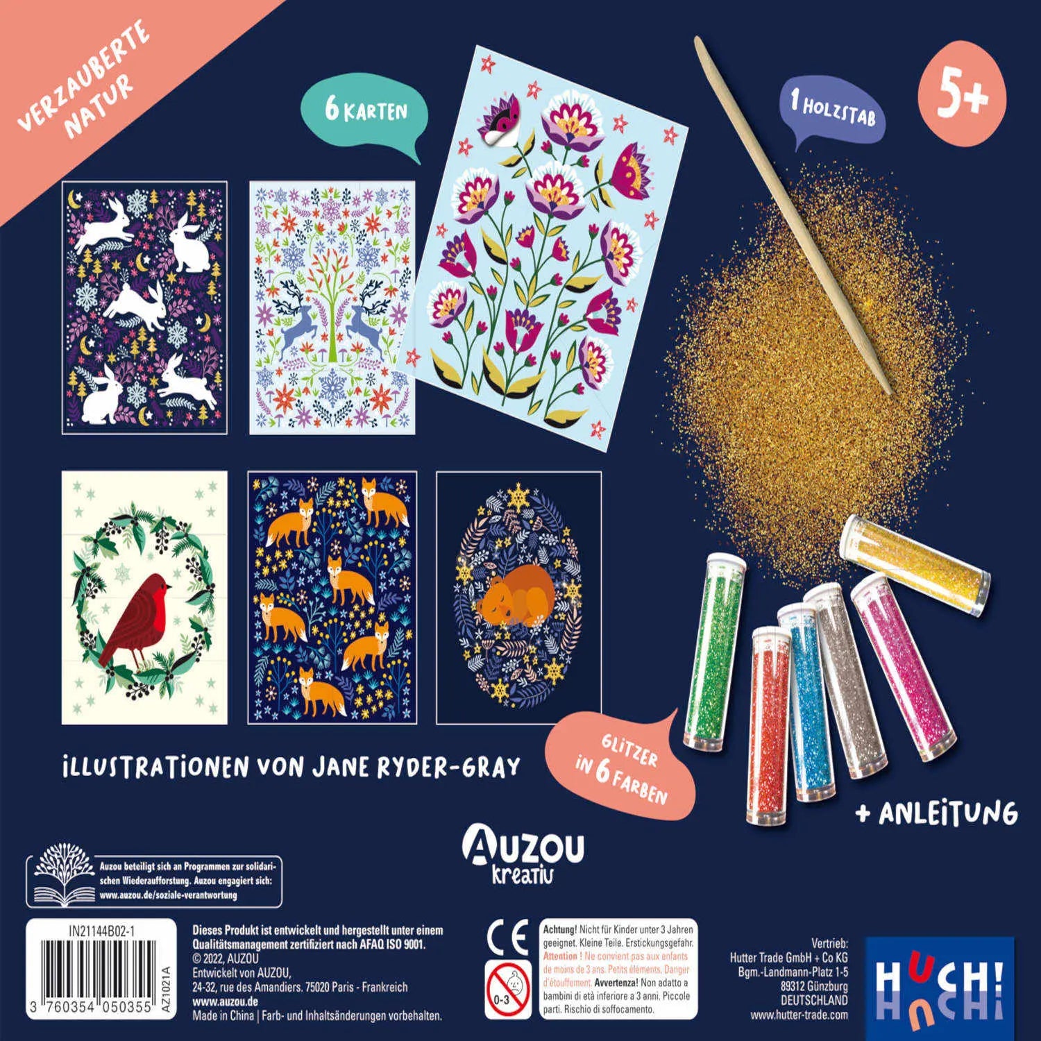 Meine Glitzerkarten - Verzauberte Natur