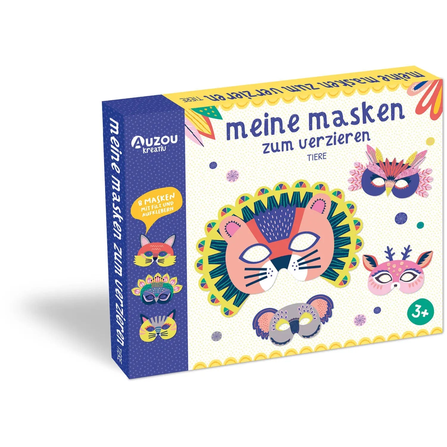 Meine Masken zum Verzieren -Tiere