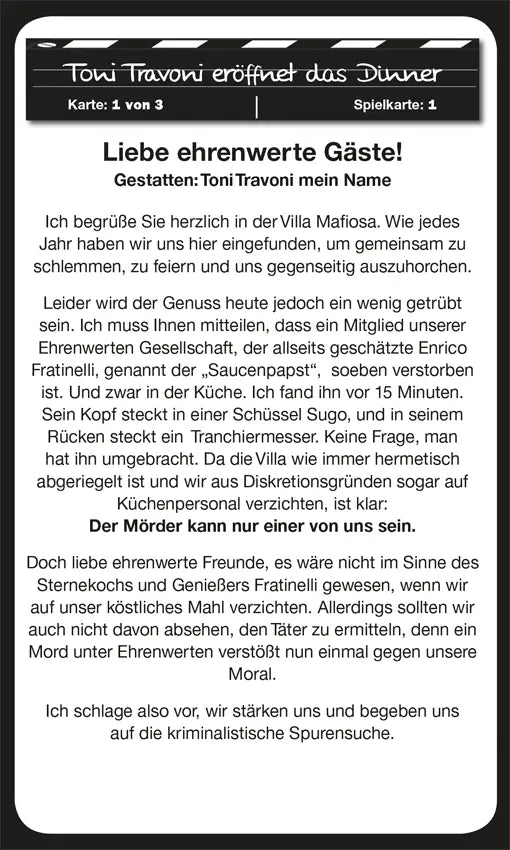 Mord in der Villa Mafiosa