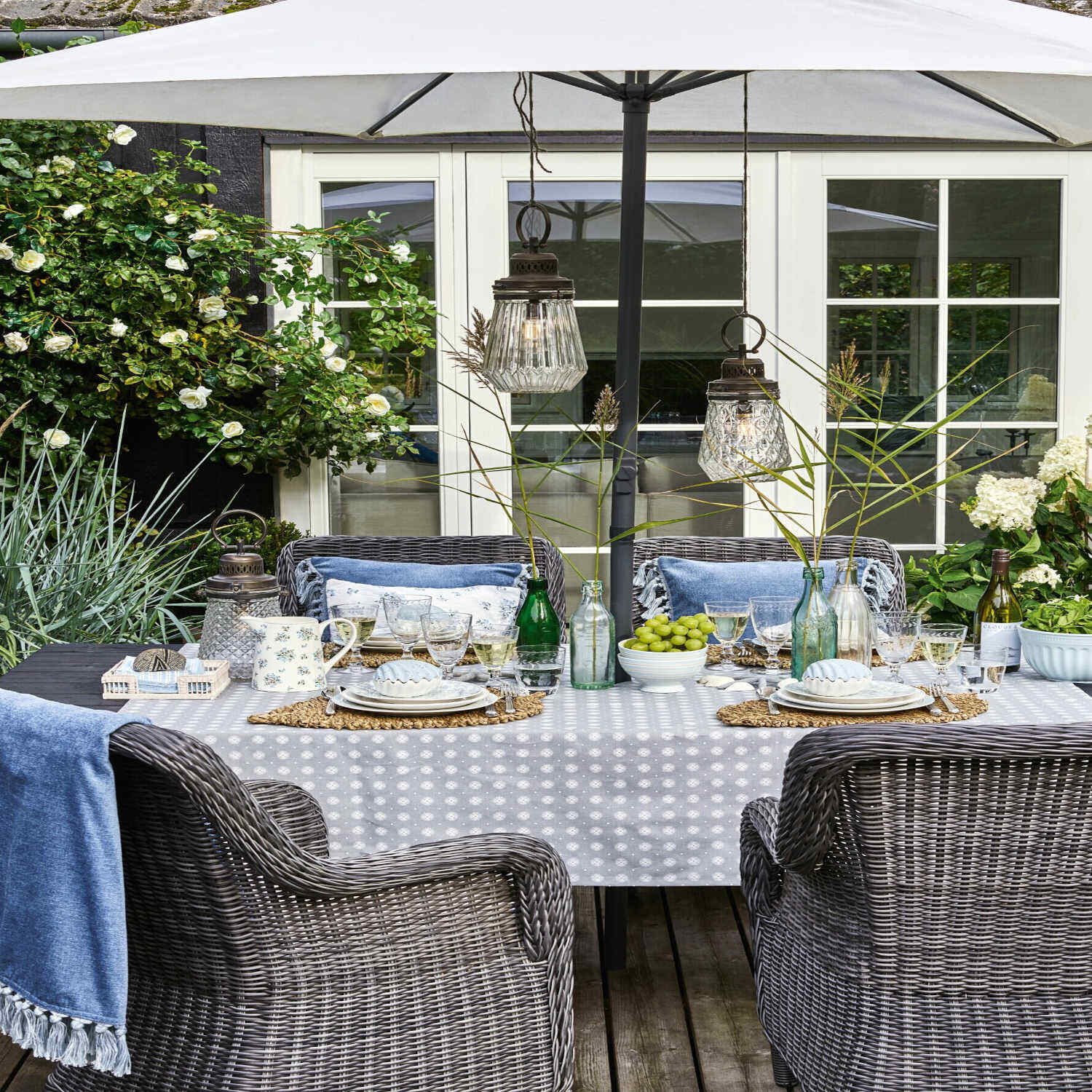 Krug "Nicoline Beige" - 1 L (Weiß) GreenGate