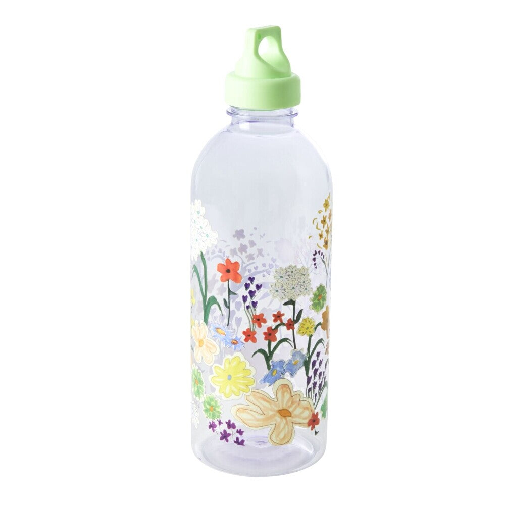 Trinkflasche aus Kunststoff "Painted Flower/Blumen" - 1000 ml Rice
