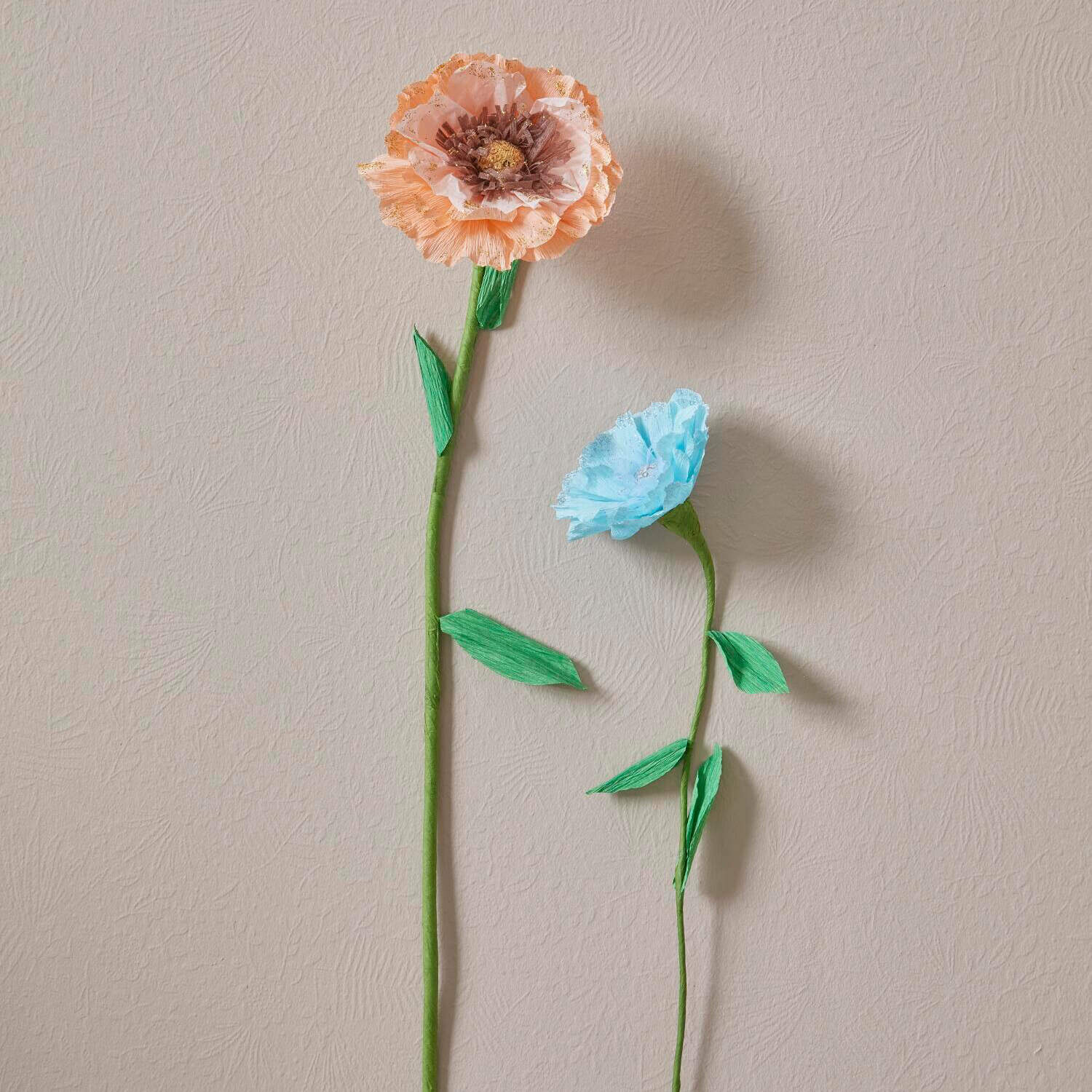 Kunstblumen aus Seidenpapier im 6er-Set - Groß (Bunt) Rice