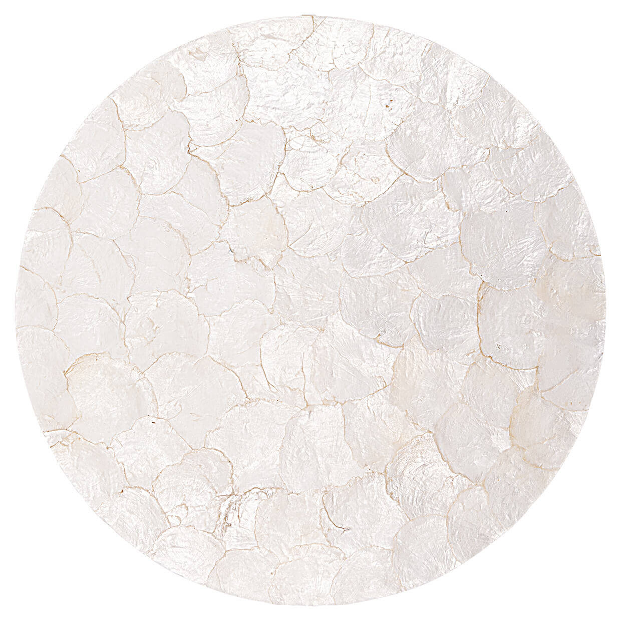 Rundes Tischset - 38 cm (White Pearl) GreenGate