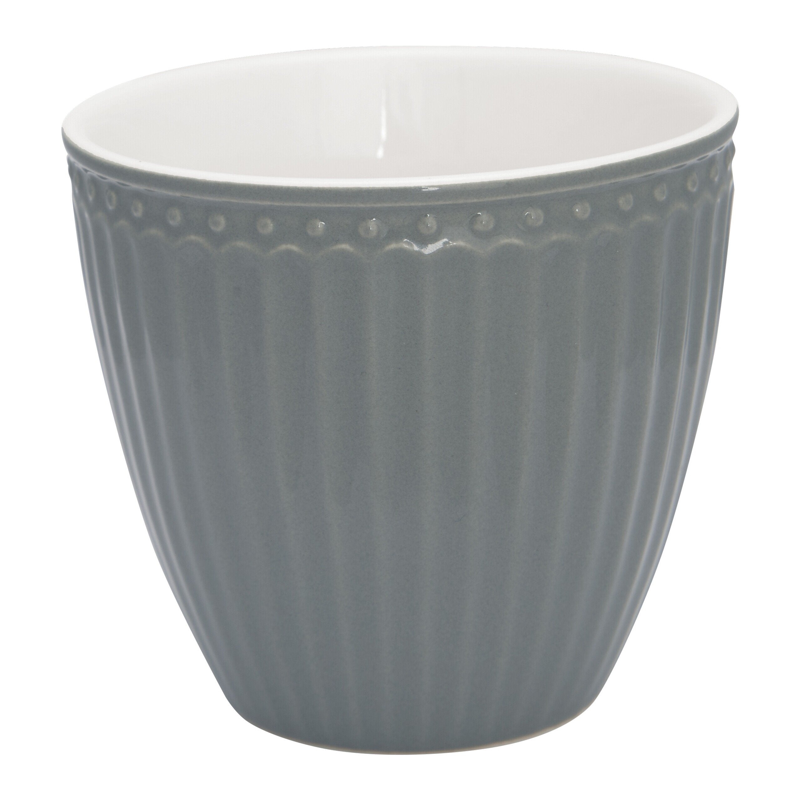Latte Cup "Alice" (Stone Grey)