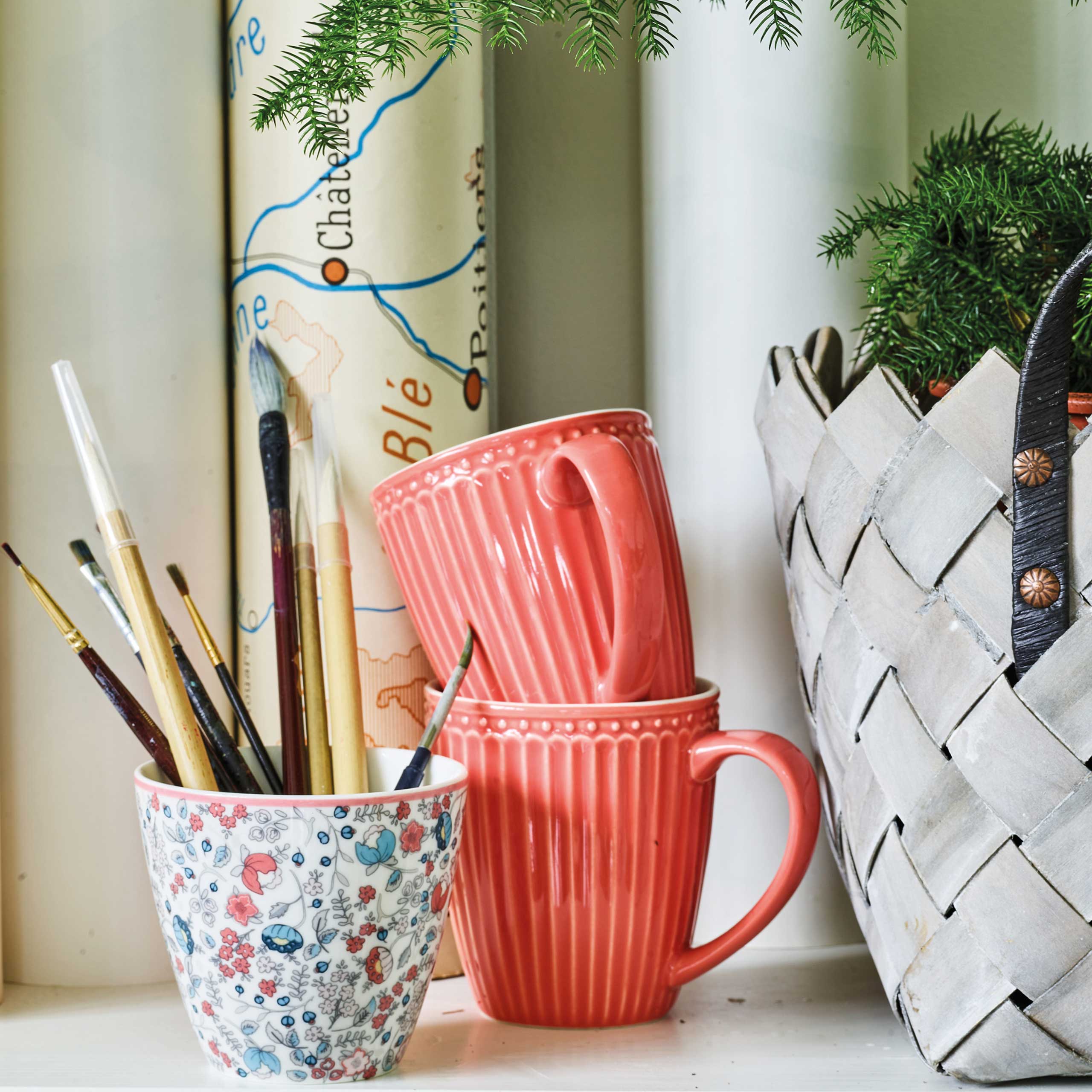 Latte cup "Sienna" (Grey) GreenGate