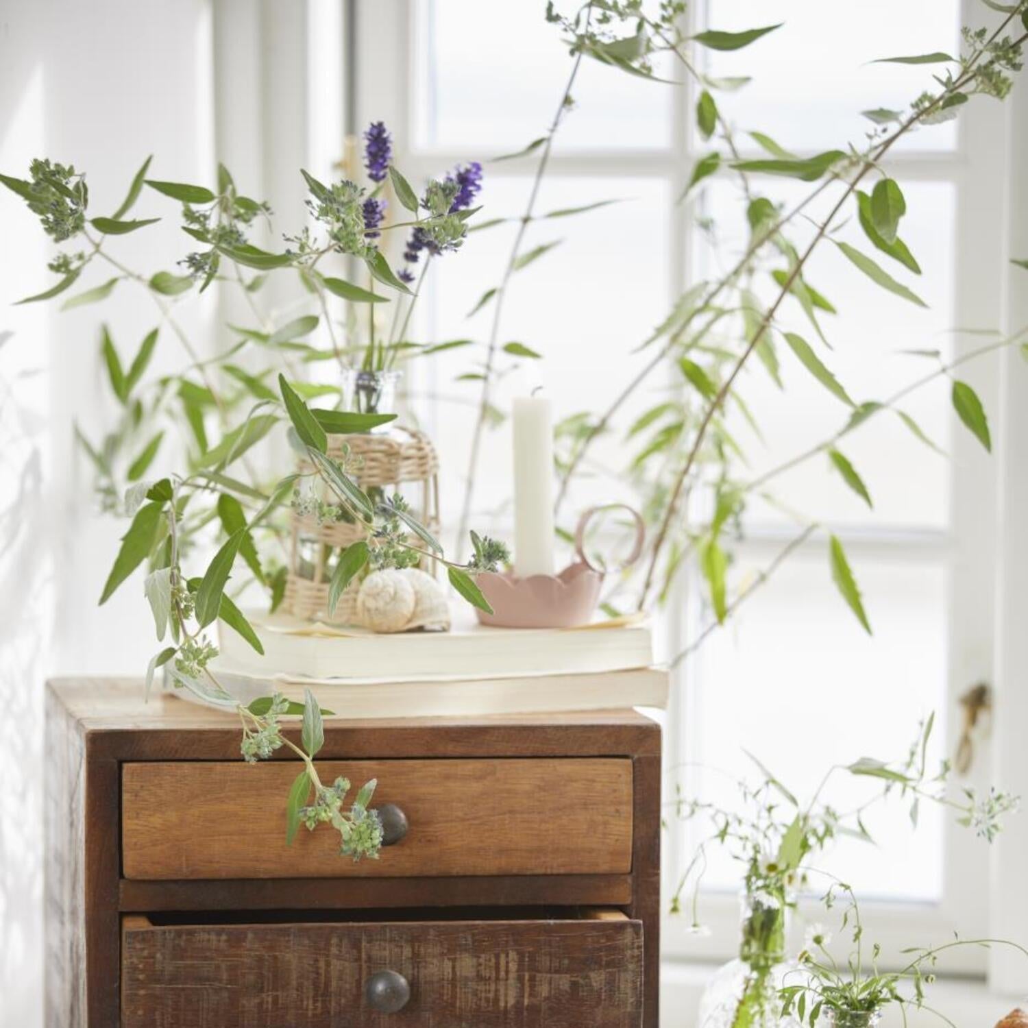 Apothekerglas für Stabkerze - 8x13,5 cm (Natur) Ib Laursen