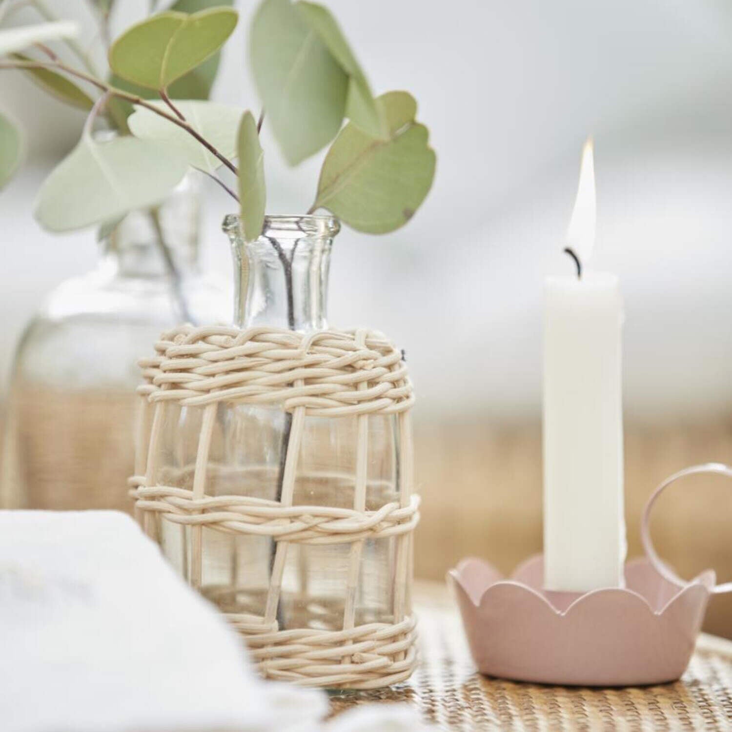 Apothekerglas für Stabkerze - 8x13,5 cm (Natur) Ib Laursen