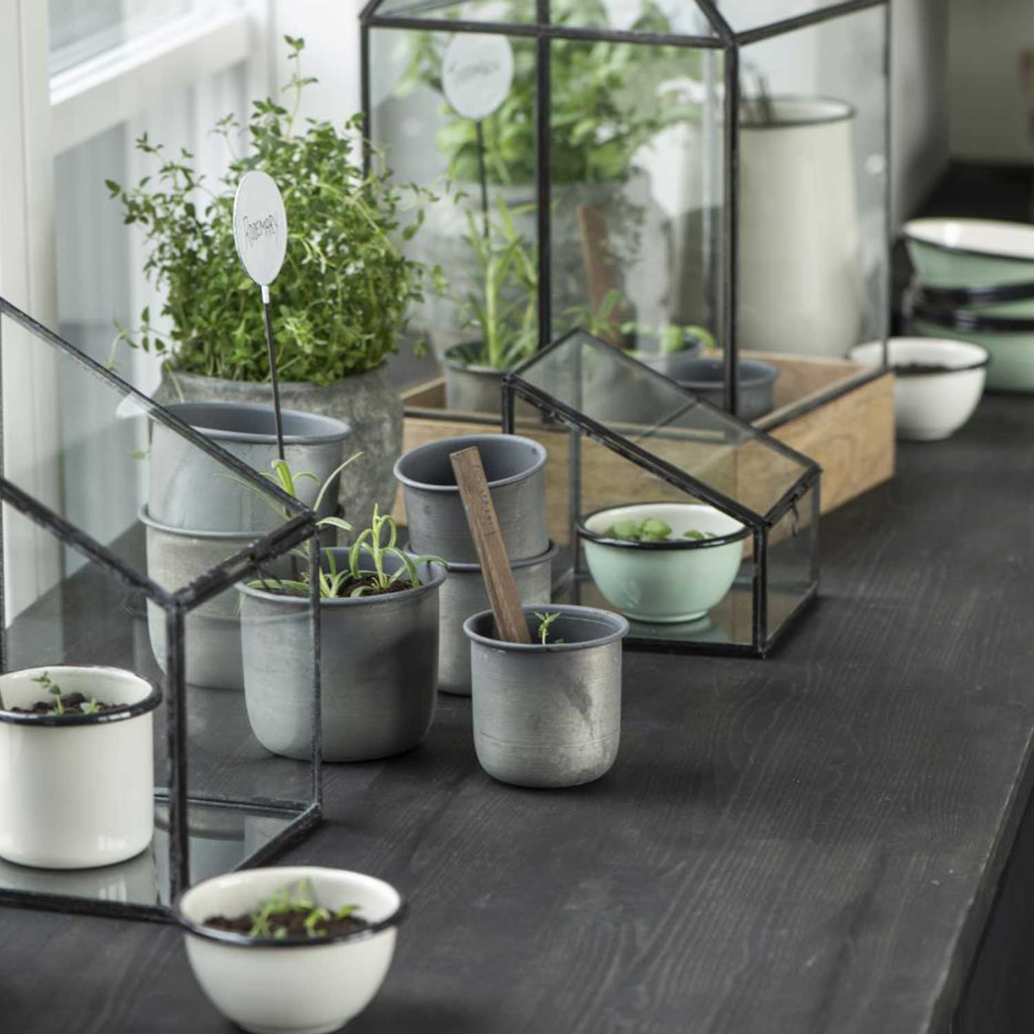 Blumentopf aus Metall - ø8 cm Ib Laursen