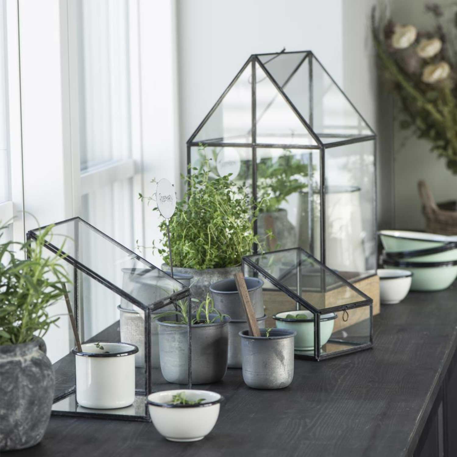 Blumentopf aus Metall - ø8 cm Ib Laursen