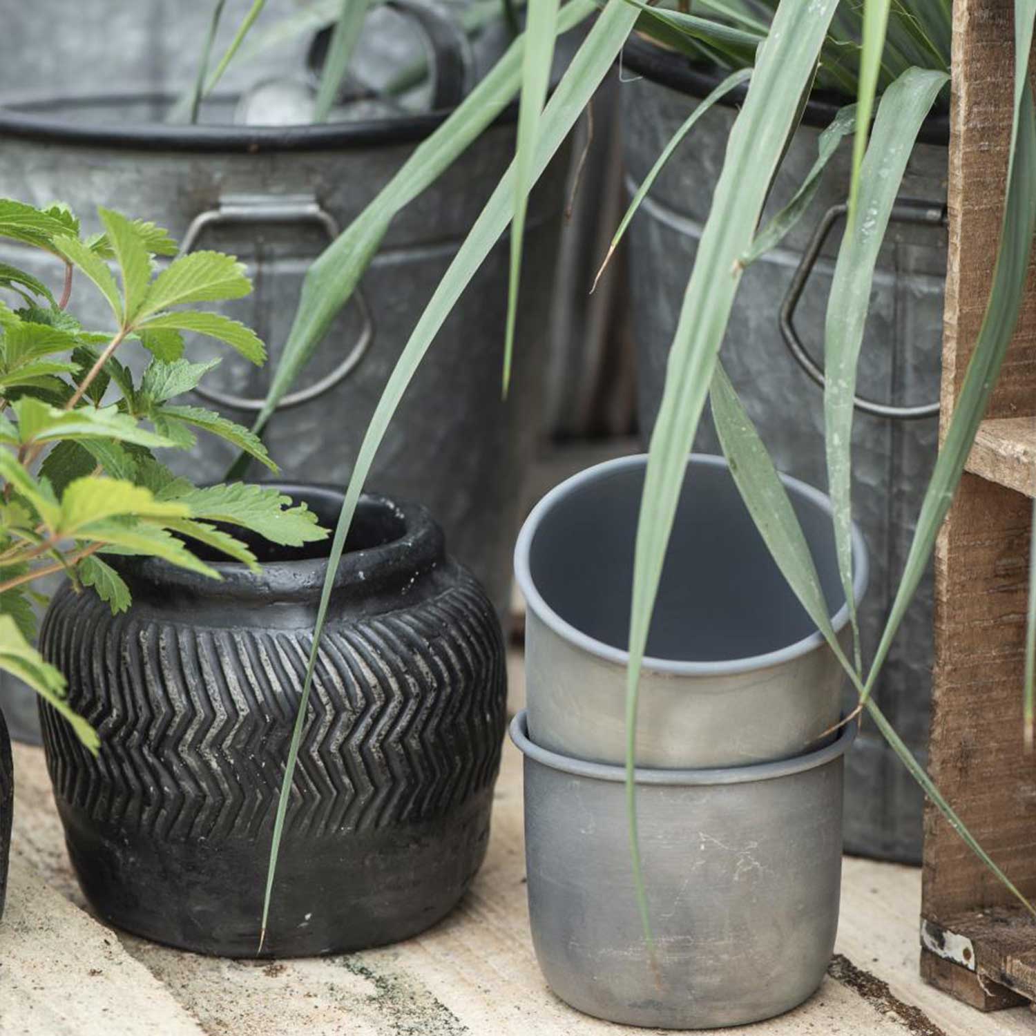 Blumentopf aus Metall - ø8 cm Ib Laursen