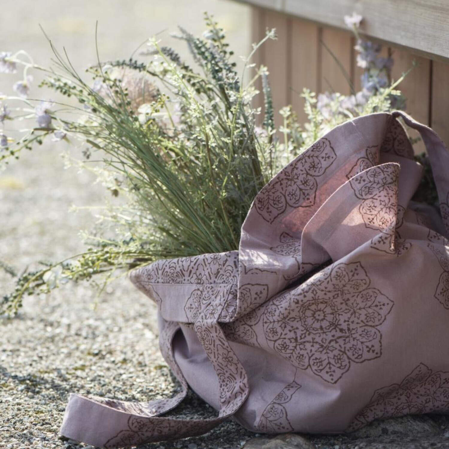 Wende-Tasche - 36x23x40 cm (Rosa/Malave) Ib Laursen