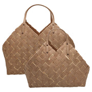 Flechtkorb mit Henkel im 2er-Set (Beige) GreenGate