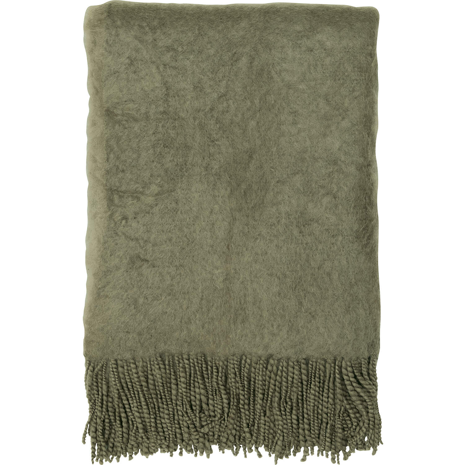 Decke aus Mohairwolle - 120x160cm (Dusty Green) GreenGate