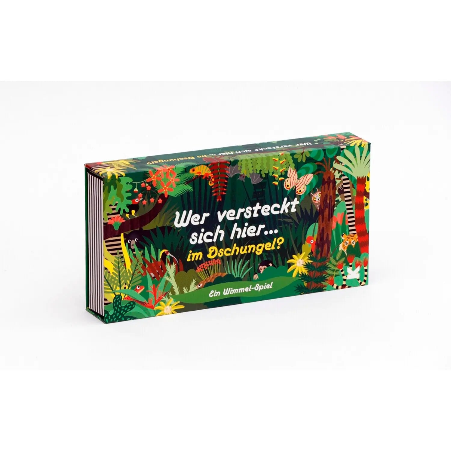 Wer versteckt sich hier im Dschungel? - Ein Wimmel-Spiel