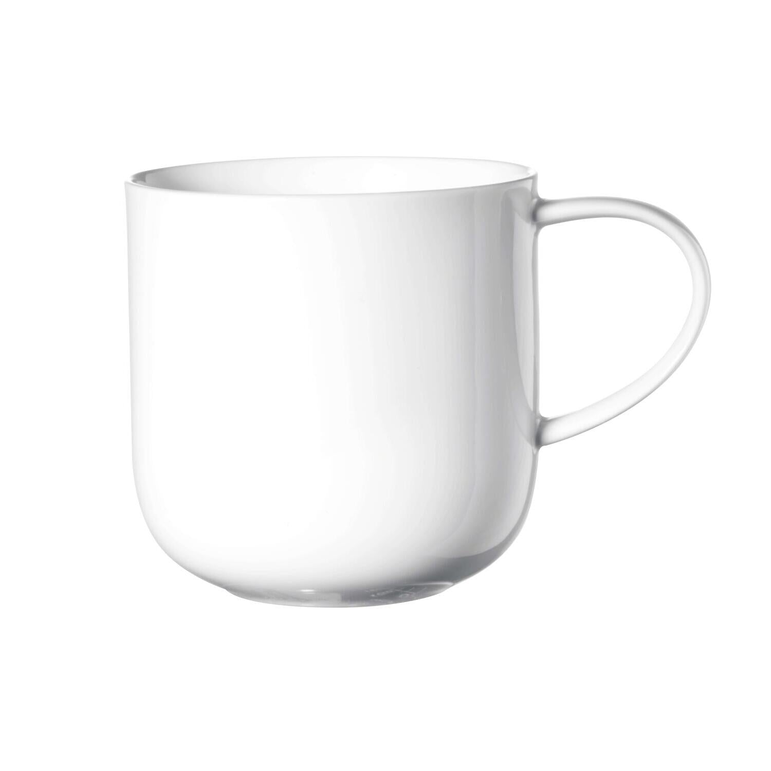 Henkelbecher "Bone China" - 400 ml (Weiß)