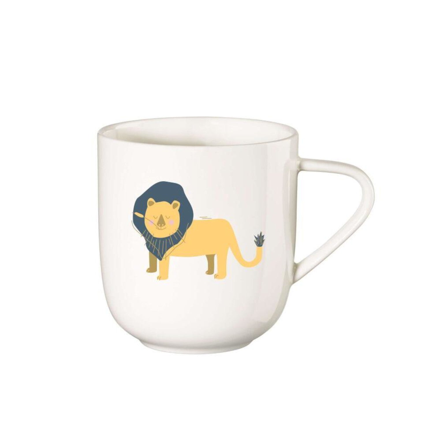 Henkelbecher "Leo Löwe" - 250 ml (Weiß)