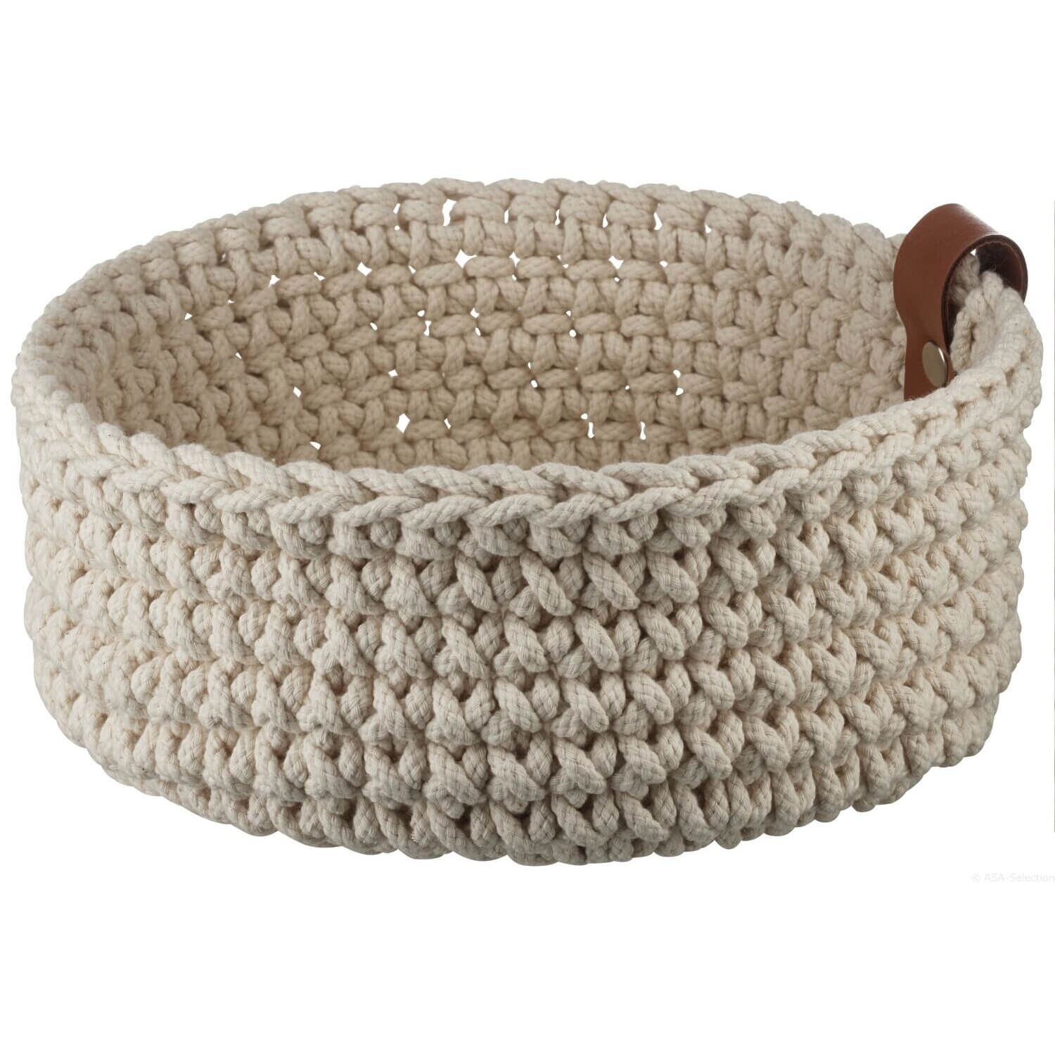 Häkelkorb - 26 cm (Beige)