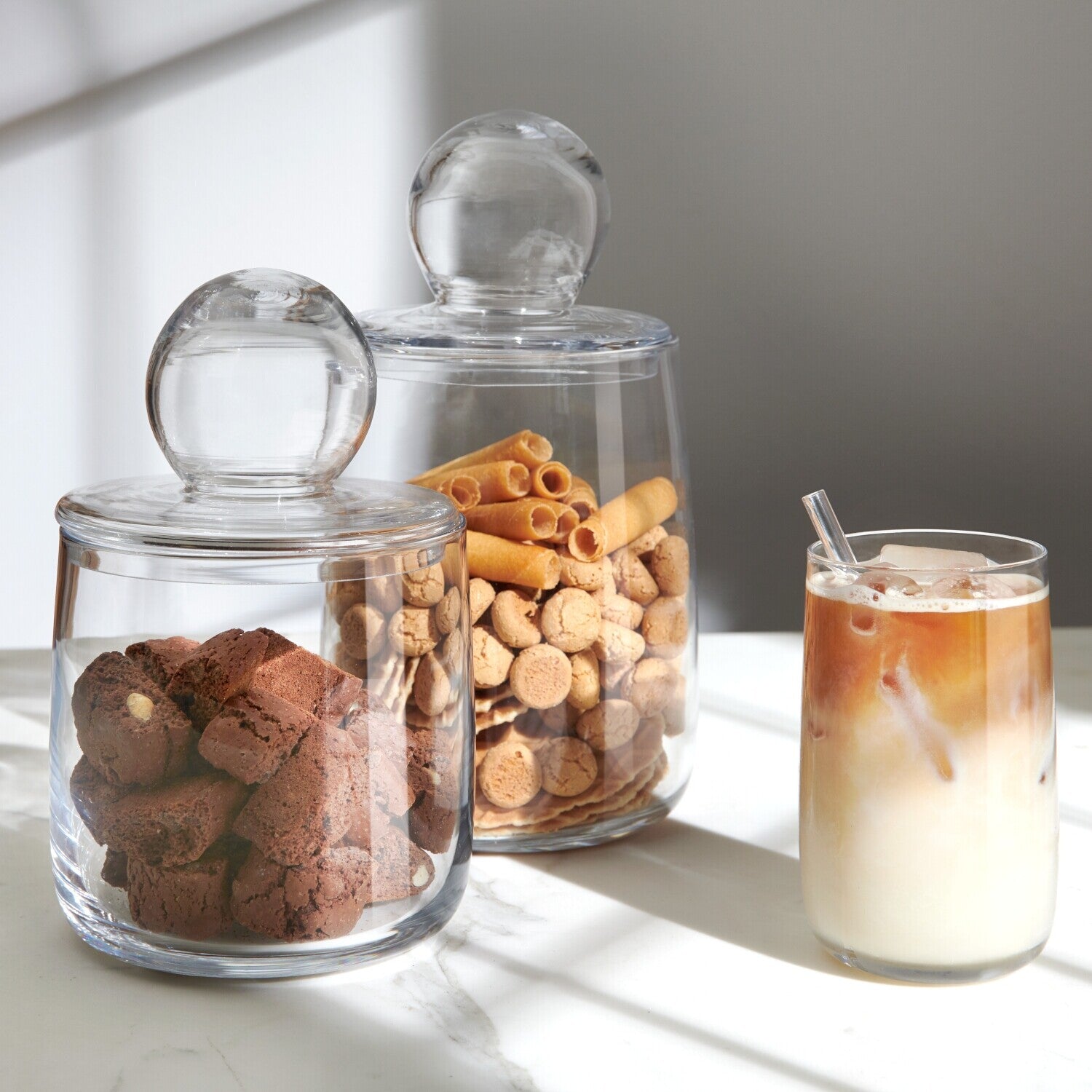 Dose mit Deckel - 2,0 l (Transparent)