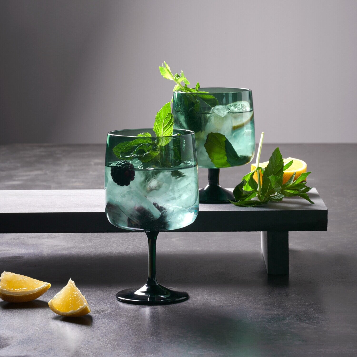 Stielglas - 8 cm (Grün)