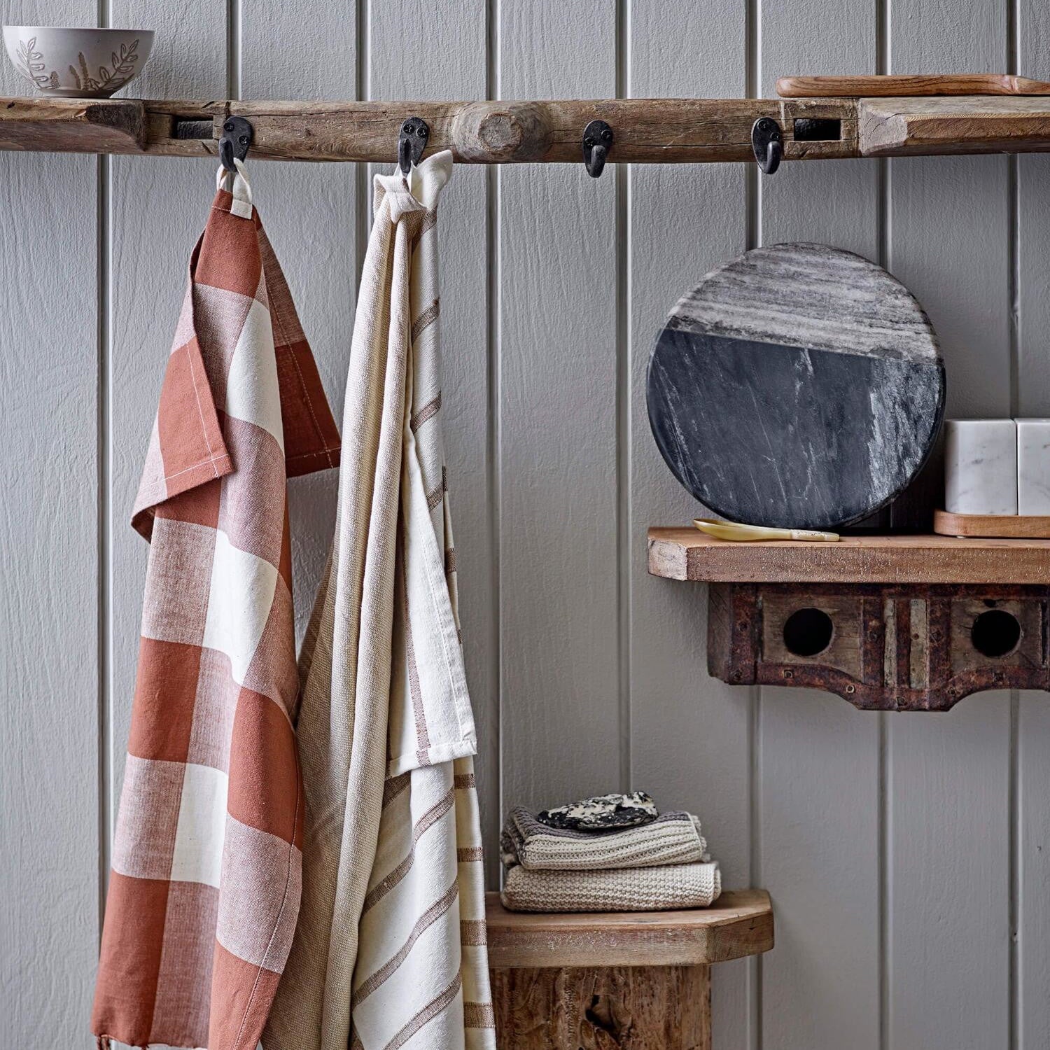 Spüllappen "Odette" im 3er Set - 27x27 cm (Grau)