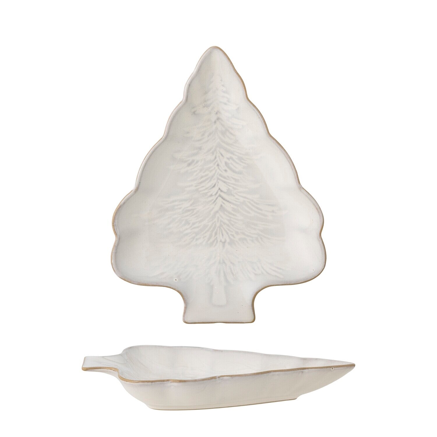 Servierplatte "Winter" - 22,5x17x3 cm (Natur)