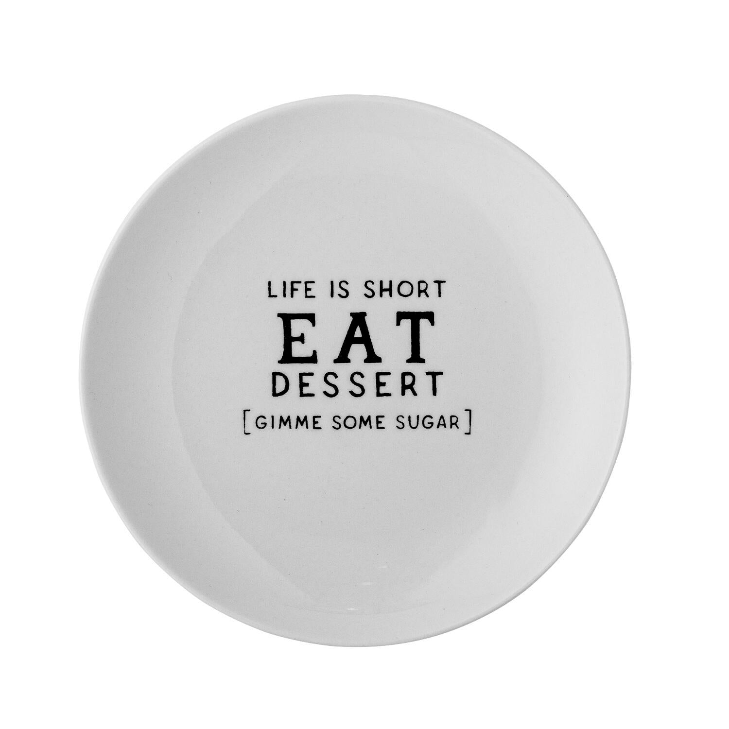 Teller "Wendy" - 12x2 cm (Weiß)