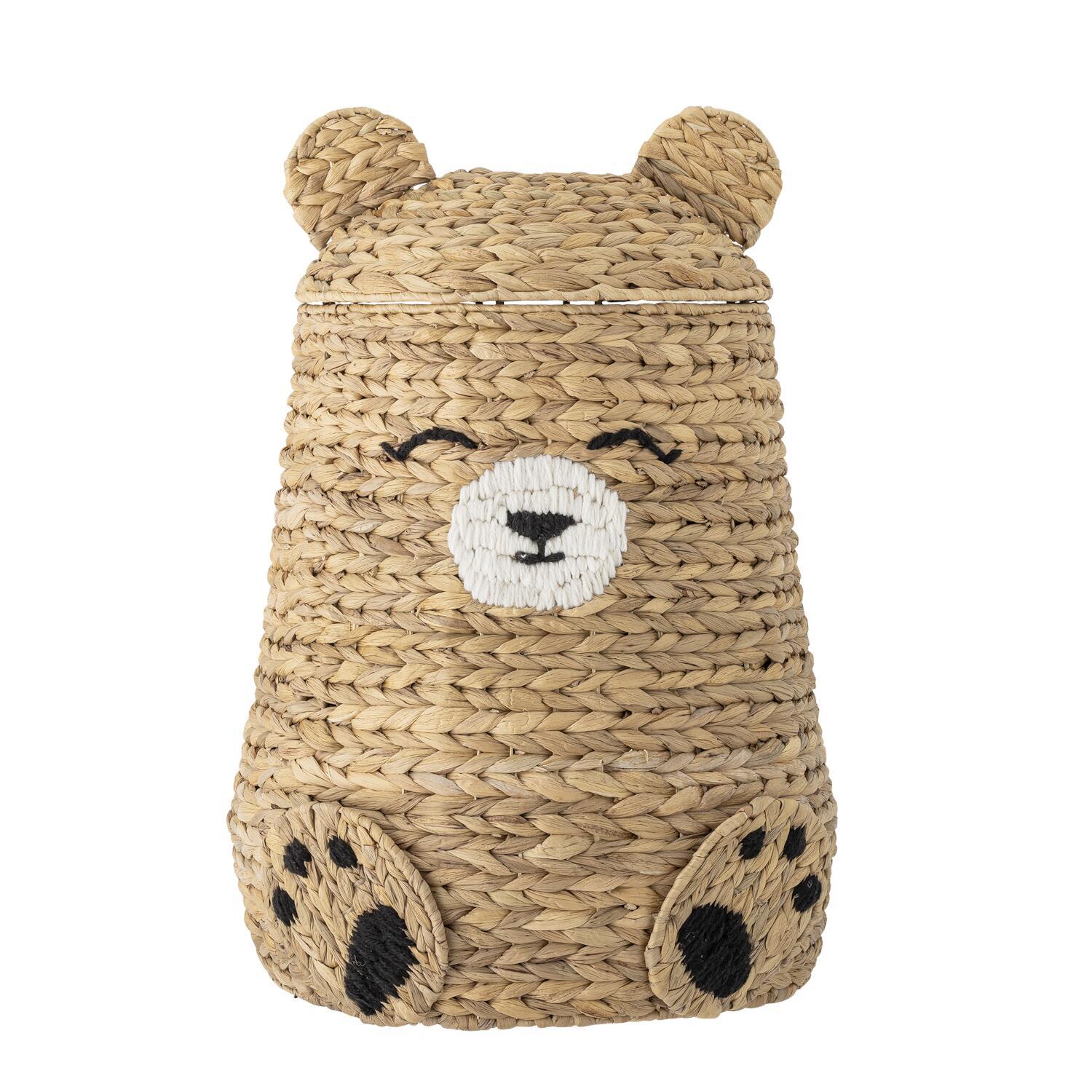 Korb mit Deckel "Timone" - 40x57 cm (Natur)