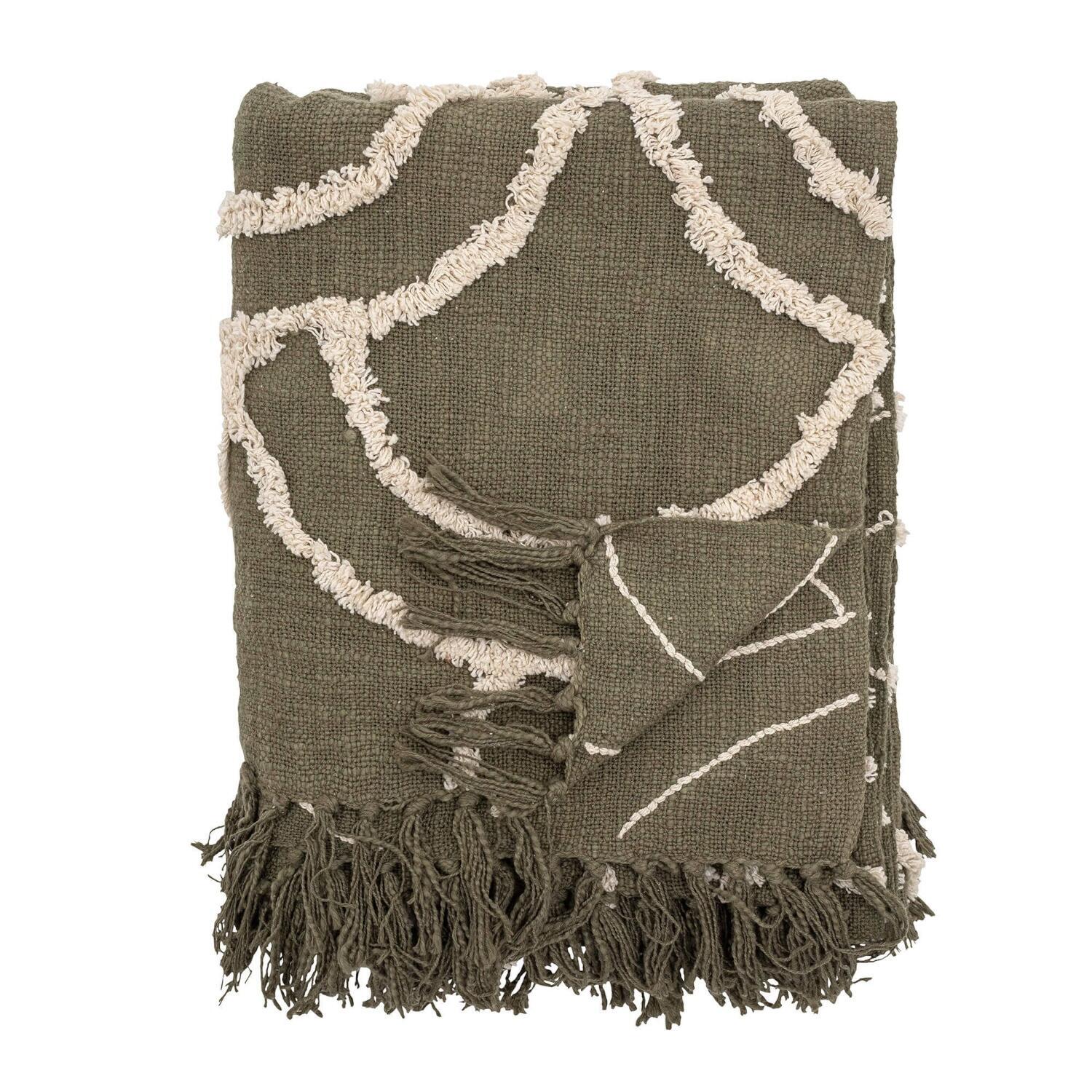 Decke "Mirfield" - 150x125 cm (Grün)