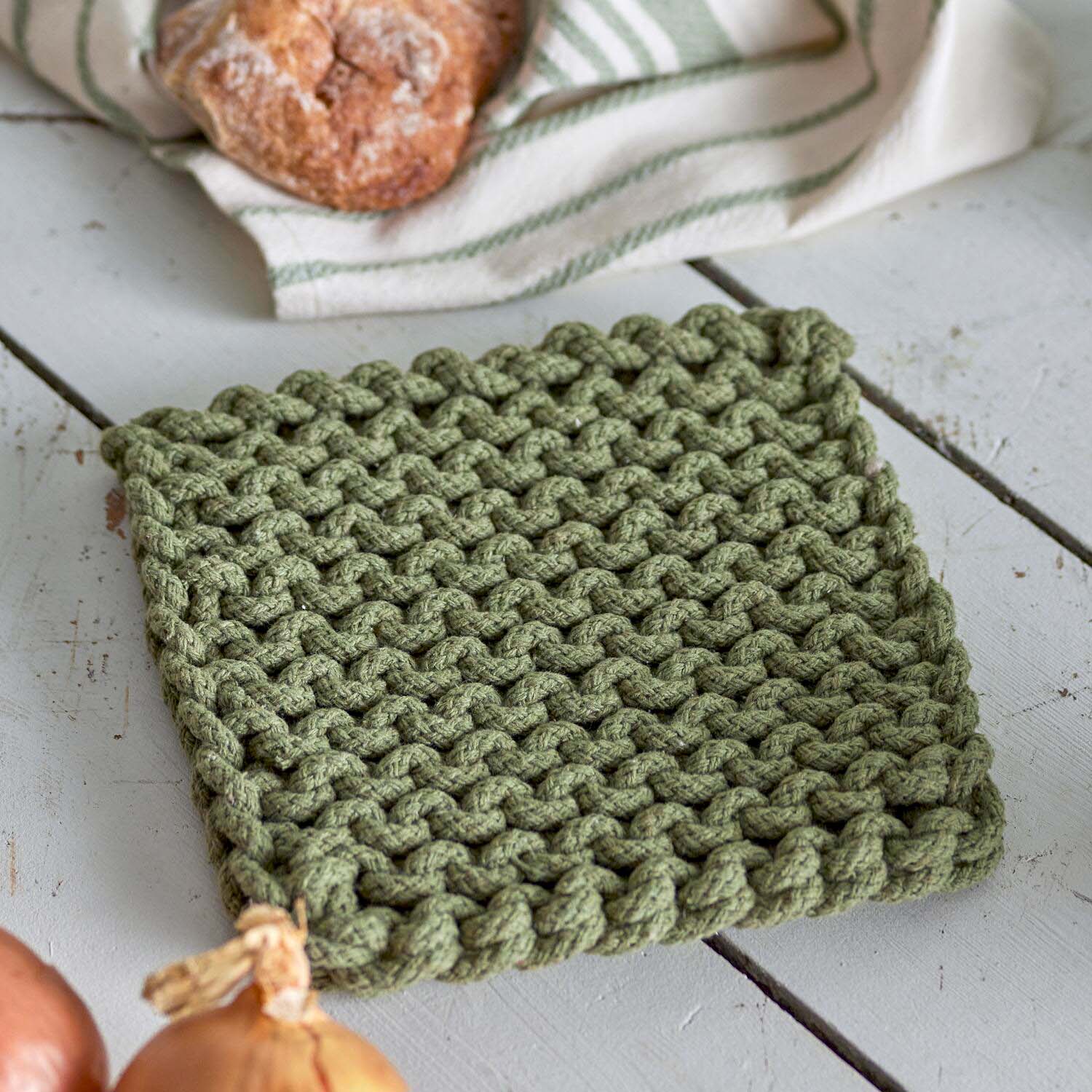 Untersetzer "Tesero" - 20x20 cm (Grün)