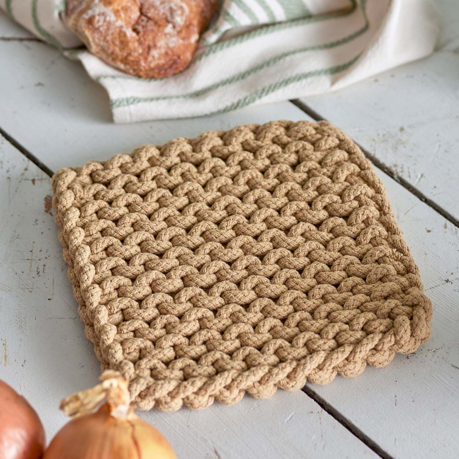 Untersetzer "Tesero" - 20x20 cm (Natur)