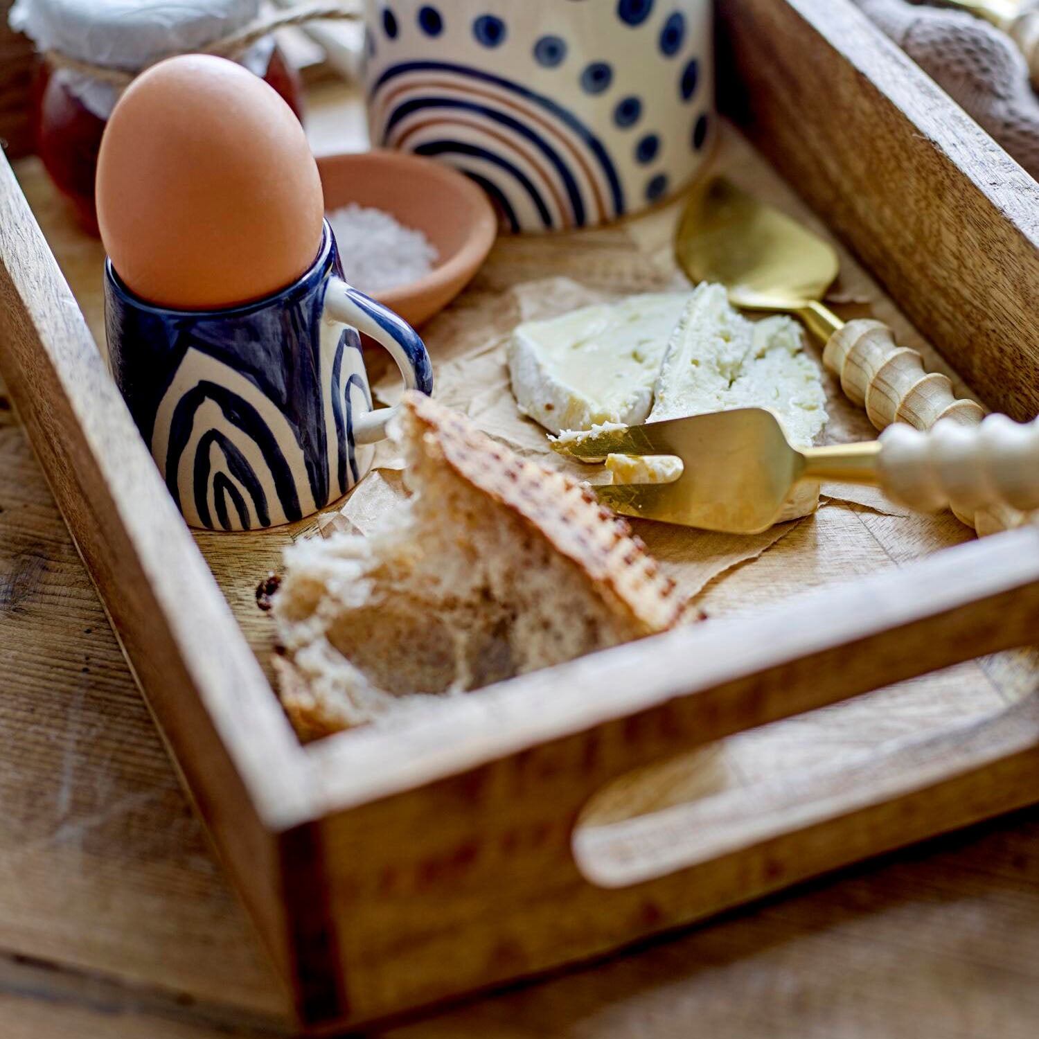 Serviertablett "Katalyn" - 30x20x6 cm (Natur)