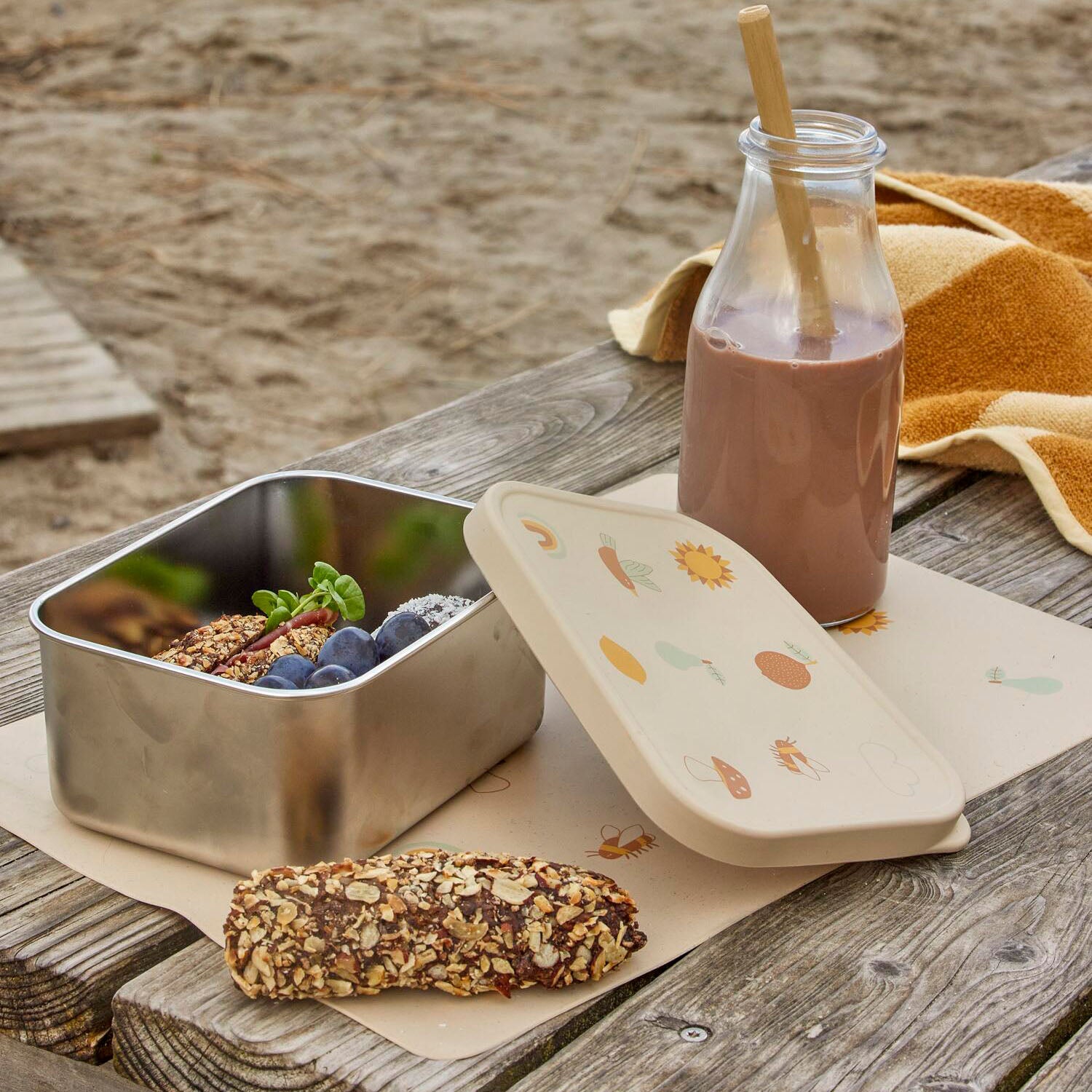 Tischset "Agnes" - 37x25,5 cm (Natur)