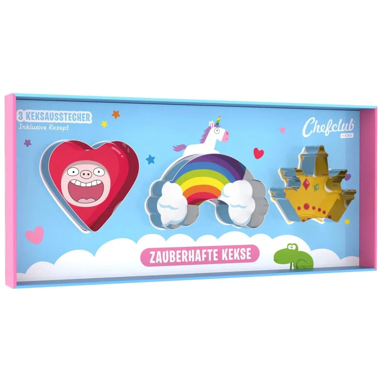 Back-Set für Kinder "Backe, backe Kekse" - 3-tlg.