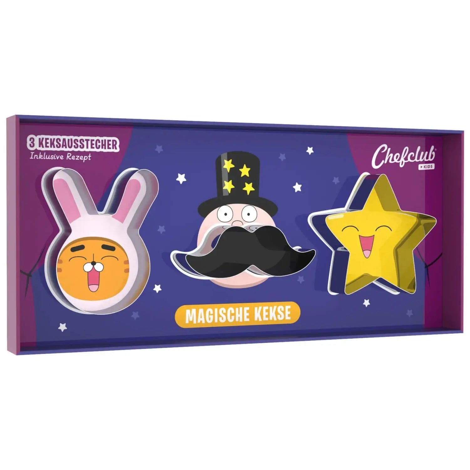 Back-Set für Kinder "Backe, backe Kekse" - 3-tlg.