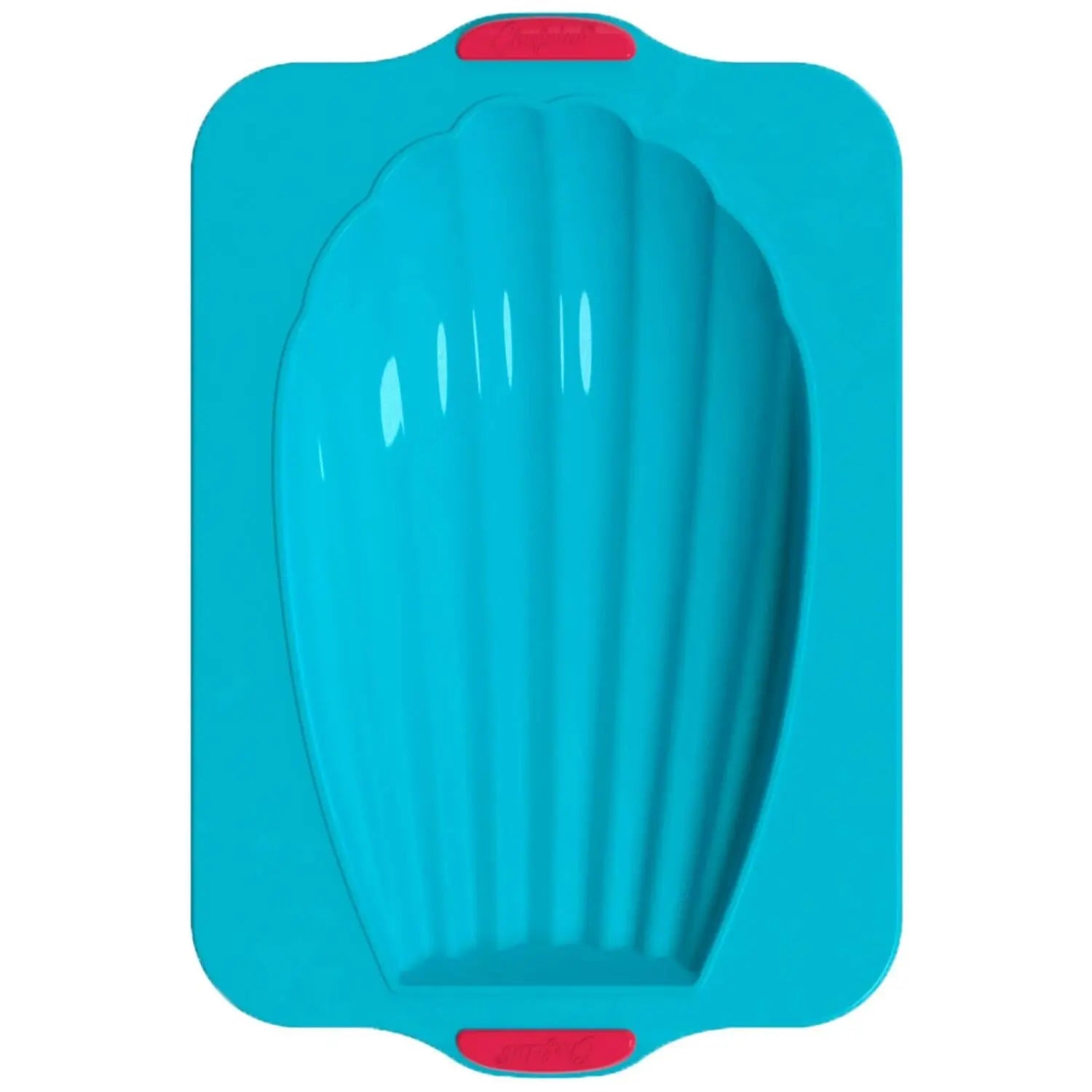Madeleines-Backform aus Silikon - XXL (Blau)