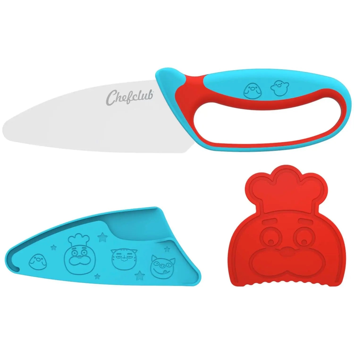 Messer für Kinder (Blau/Rot)