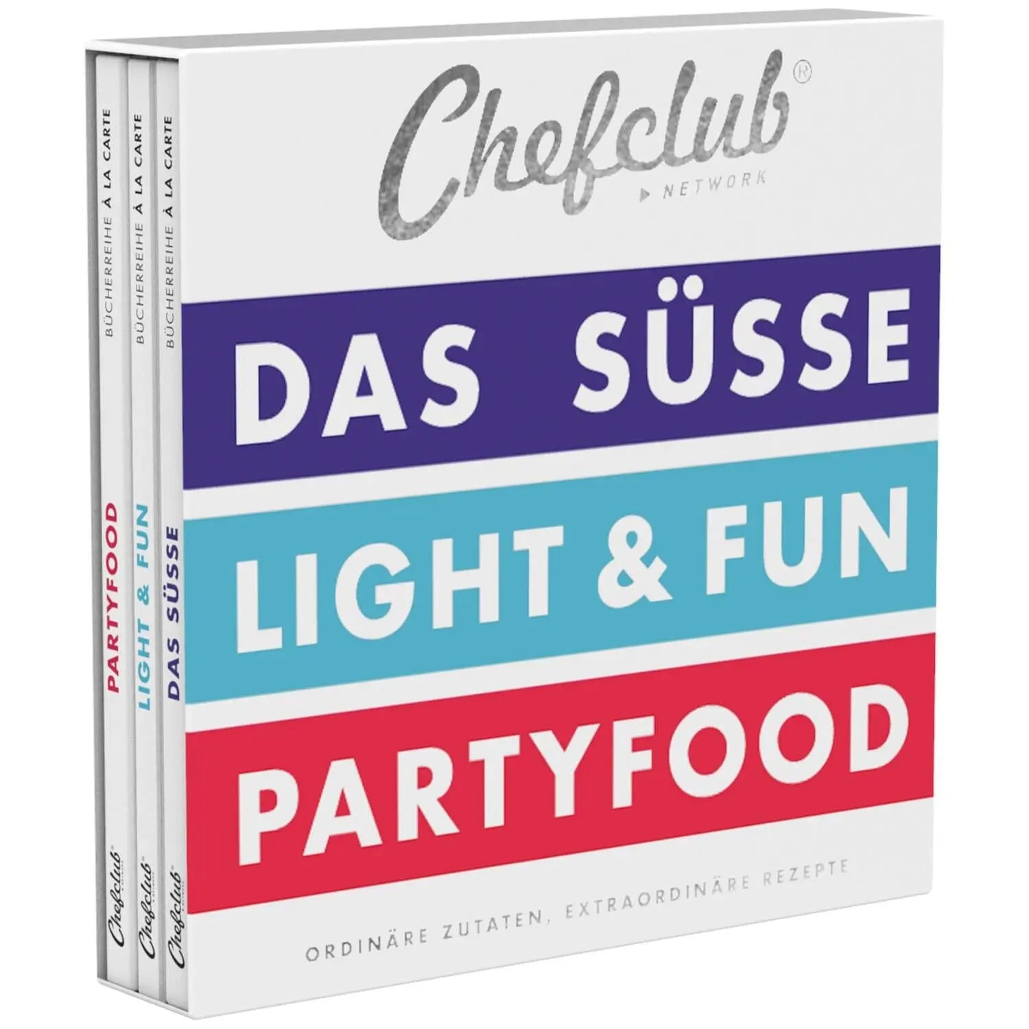 Themenkochbuch-Set "Das Süße, Light and Fun, Partyfood"