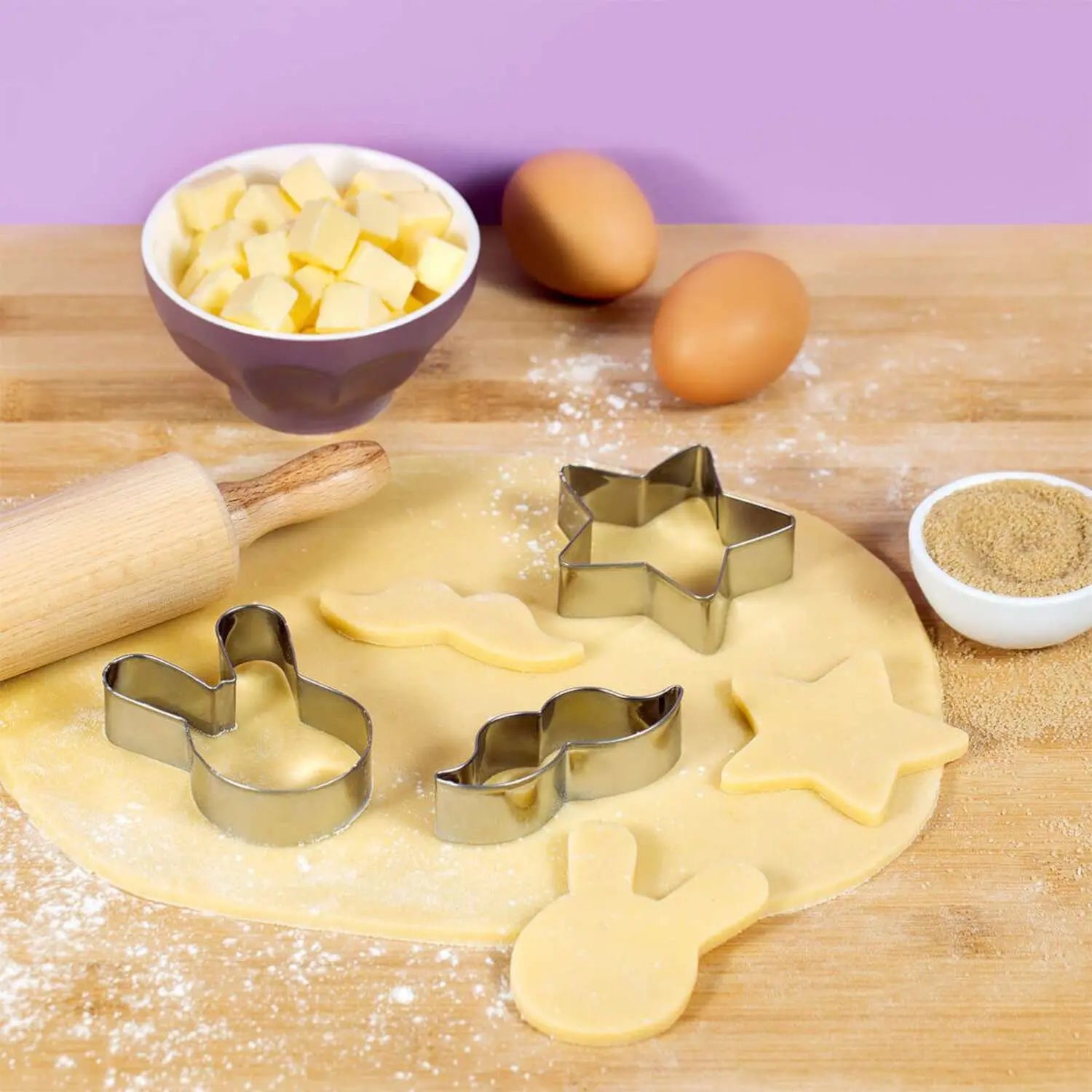 Back-Set für Kinder "Backe, backe Kekse" - 3-tlg.